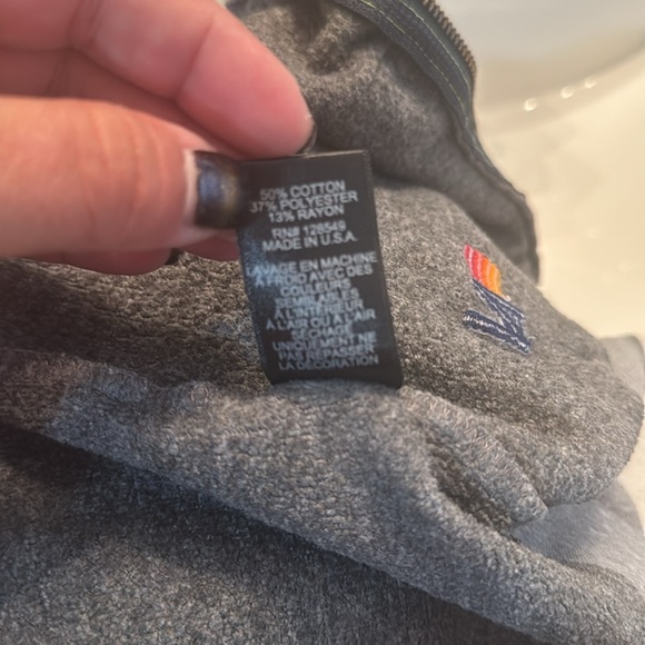 Aviator Nation Heather Grey Lightening Bolt Hoodie.  Sz Small - Picture 14 of 14